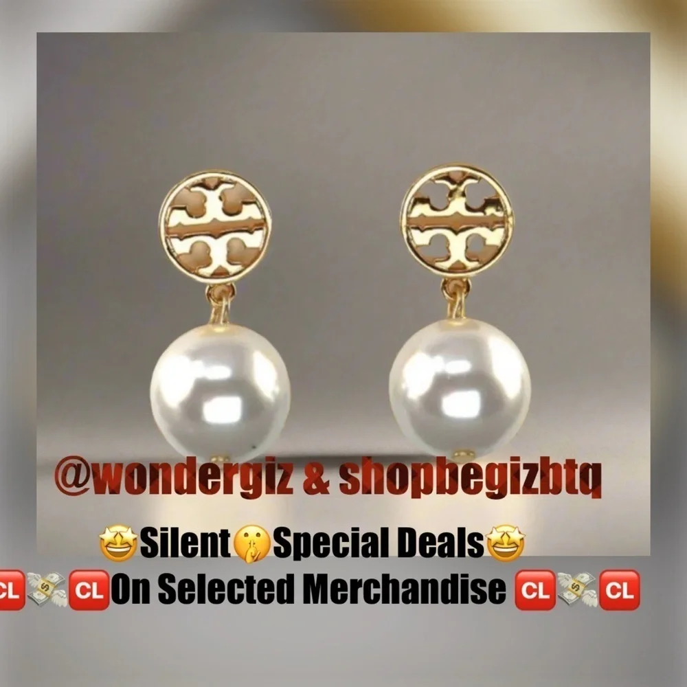 🔥🔥🔥Tory Burch Authentic Earrings At Awesome Prices To Buy Now & Save Price Firm